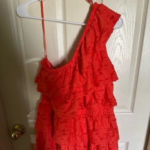 Lauren Conrad one shoulder dress